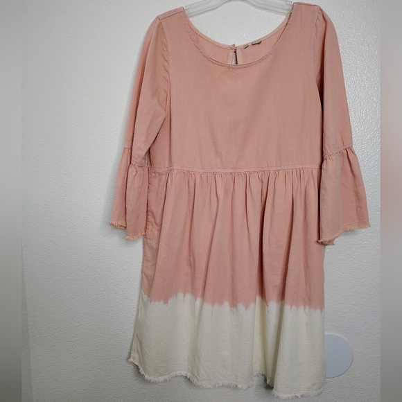 Anthropologie Dresses & Skirts - Holding Horses By Anthropologie Lilibet Dip Dye Baby Doll Dress Sz M Cotton.